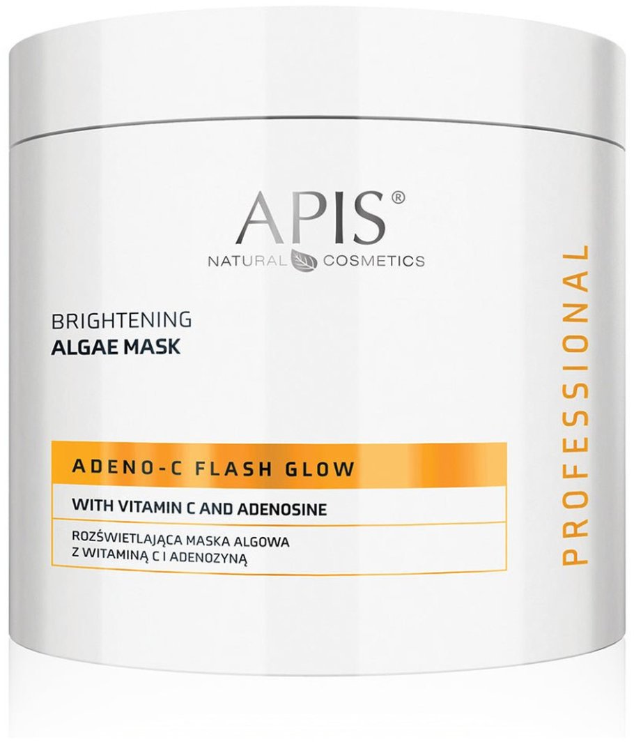 Apis ADENO-C Flash Glow Rozświetlająca maska algowa z witaminą C i adenozyną 200g 1
