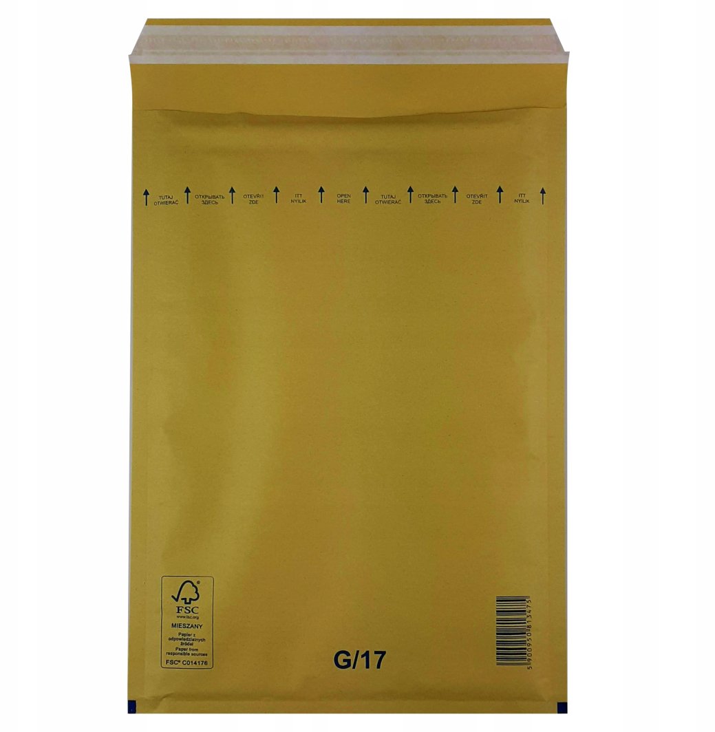 Koperta bąbelkowa Emerson G/17 brązowa 1