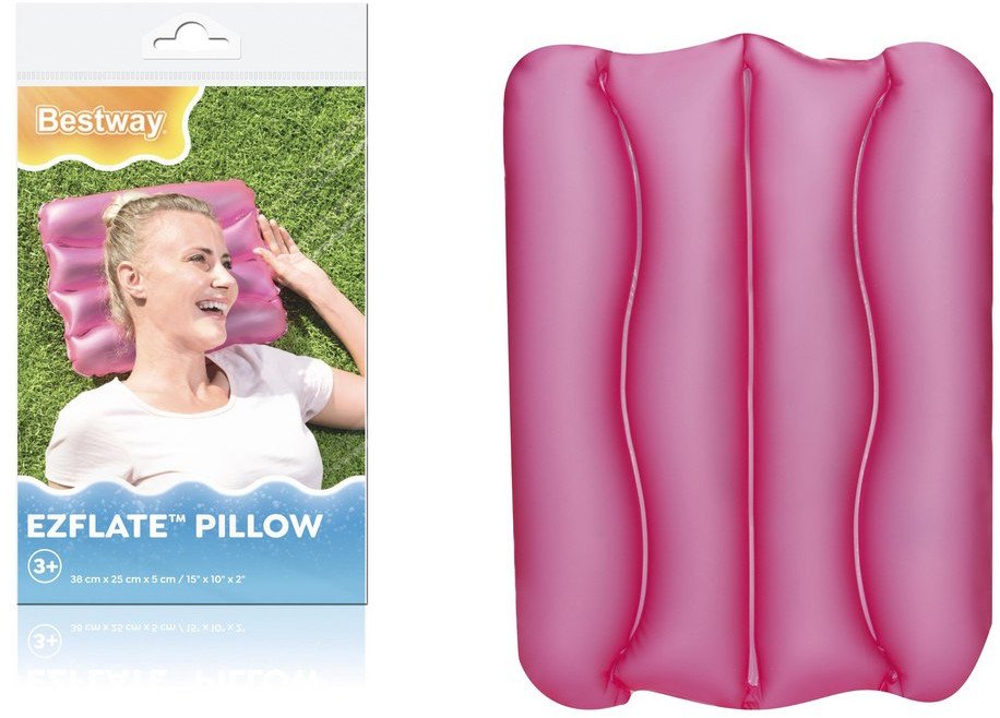 Dmuchana Poduszka 38 x 25 cm Różowa Bestway 52127 Bestway 1