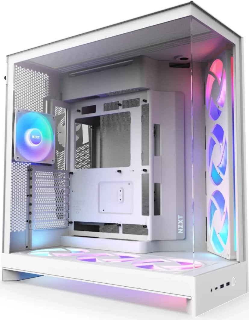 Obudowa Nzxt H9 Flow RGB+ biała (CM-H92FW-P1) 1