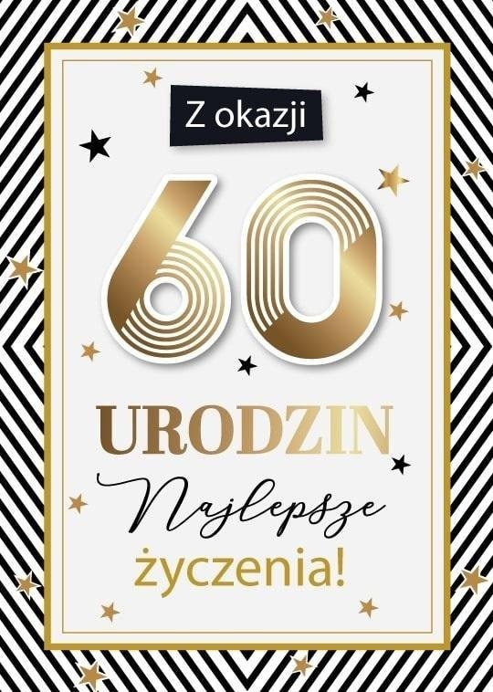Karnet Urodziny 60
