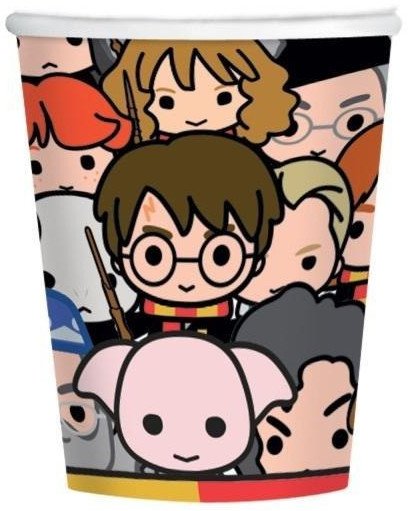 Kubki papierowe Harry Potter 250ml 8szt 1