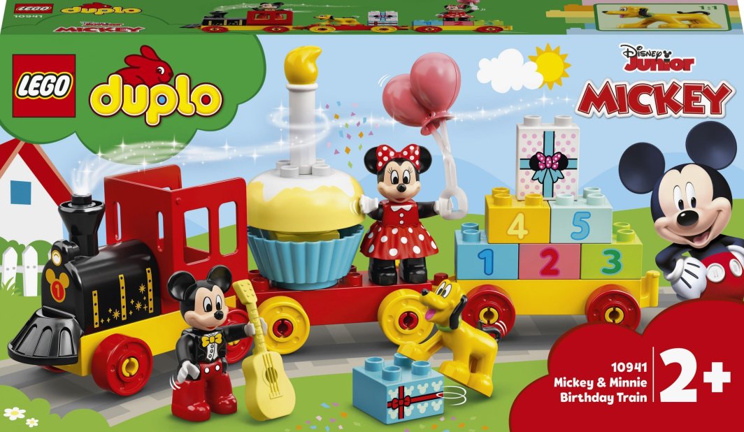 LEGO Duplo Disney Urodzinowy pociąg myszek Miki i Minnie 4 szt. (10941) 1