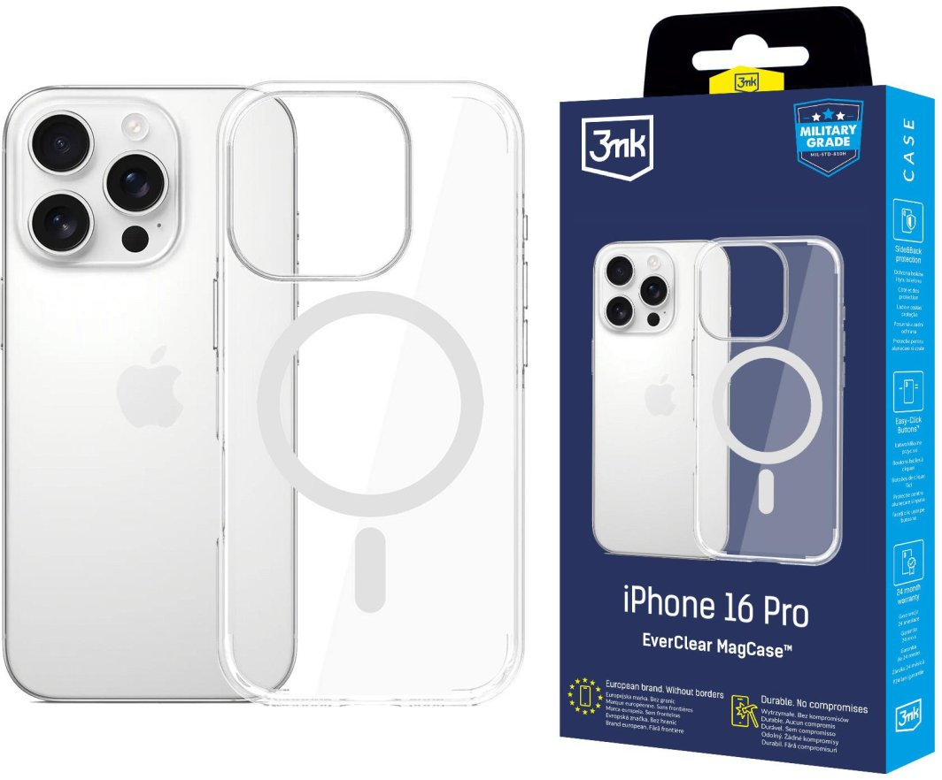 Etui 3MK EverClear MagCase do Apple      iPhone 16 Pro 1