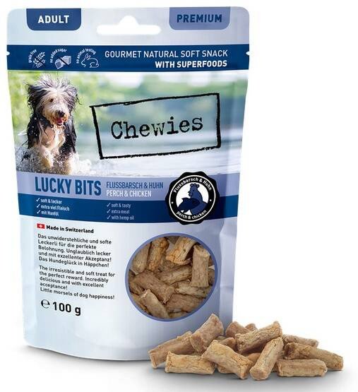 Chewies Lucky Bits Adult Okoń & kurczak 100g 1