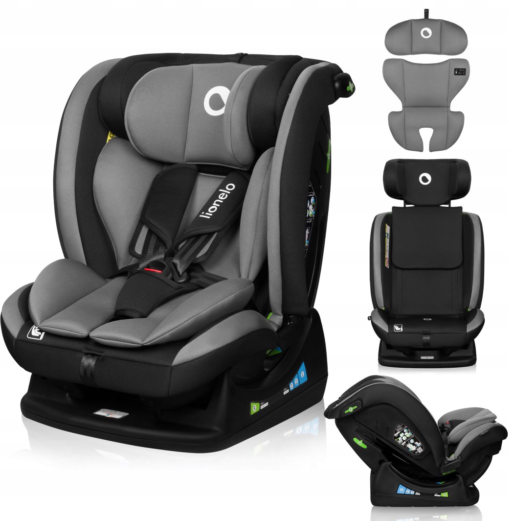 Automobilinė kėdutė Lionelo Aart I-size, 0-36 kg, grey stone 1