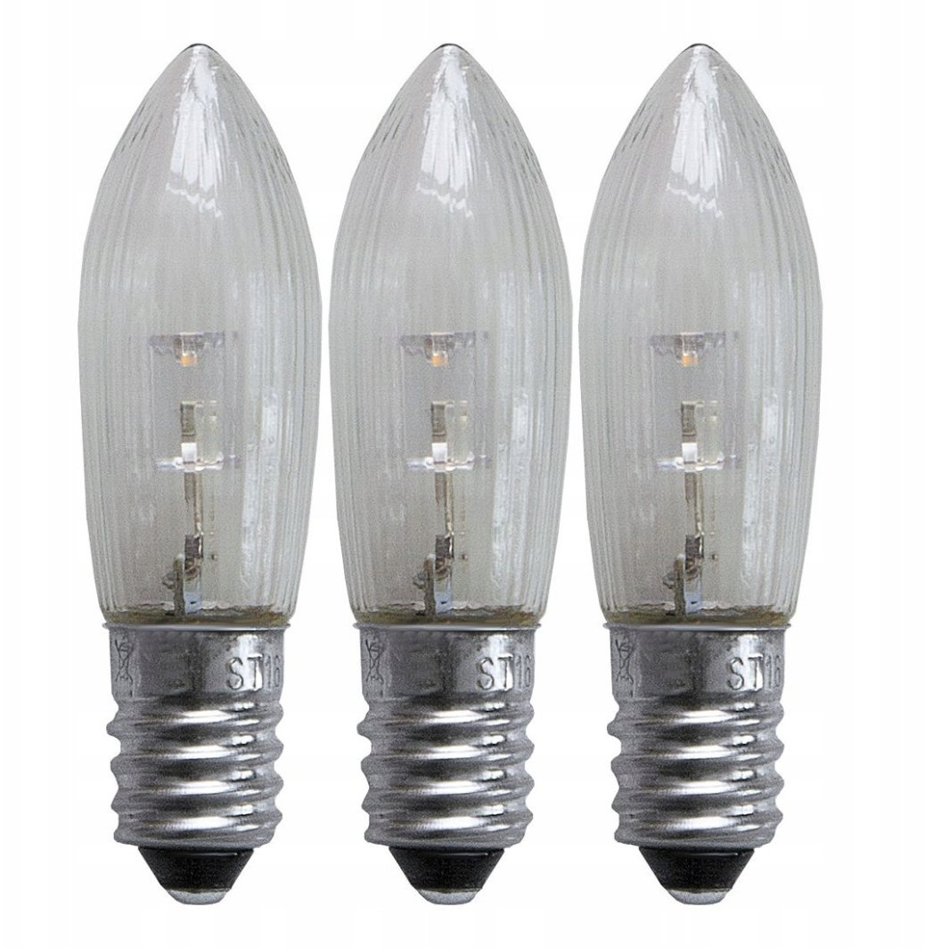 Atsarginės lemputės LED, 0.2W, 23-55V, E10, 3vnt. 1