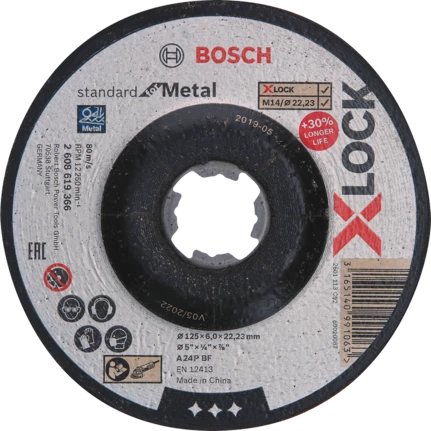 TARCZA DO SZLIF.ZGRUBNEGO X-LOCK Metal 1