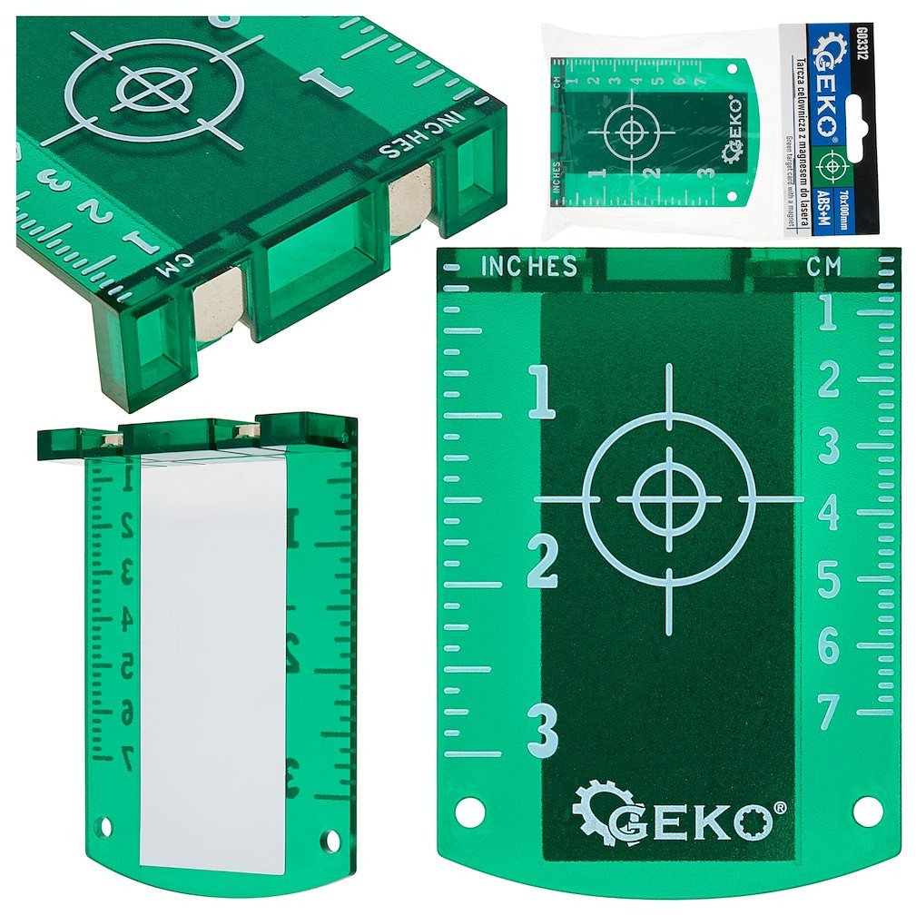 Tarcza celownicza z magnesem do lasera – zielona (10/500) 1