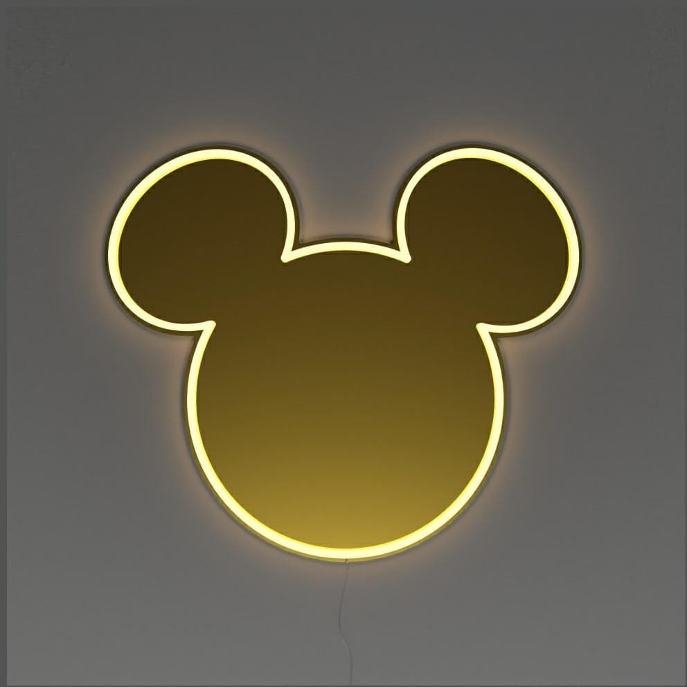 Neon Yellowpop Disney Mickey Mirror      złoty 1