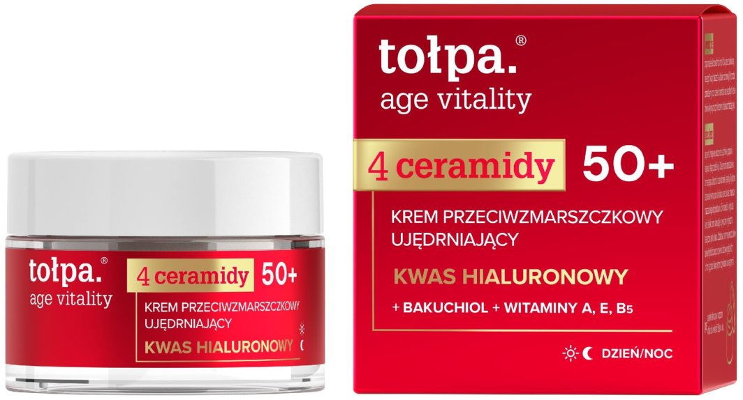 TOŁPA Age Vitality Krem przeciwzmarszczkowy ujędrniający 50+ 50 ml 1