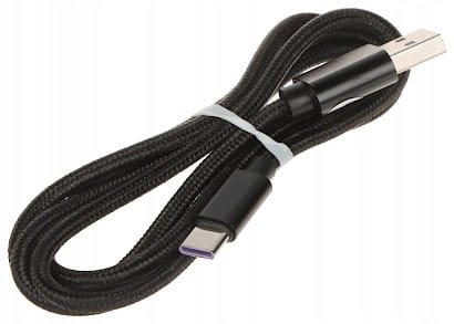 PRZEWÓD USB-W-C/USB-W-1M/NYL-B 1.0&nbsp;m 1