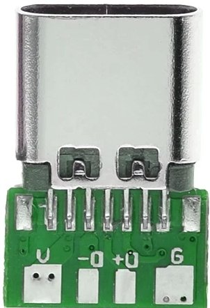 Gniazdo USB typ C 3.1 uniwersalne lutowane PCB 1