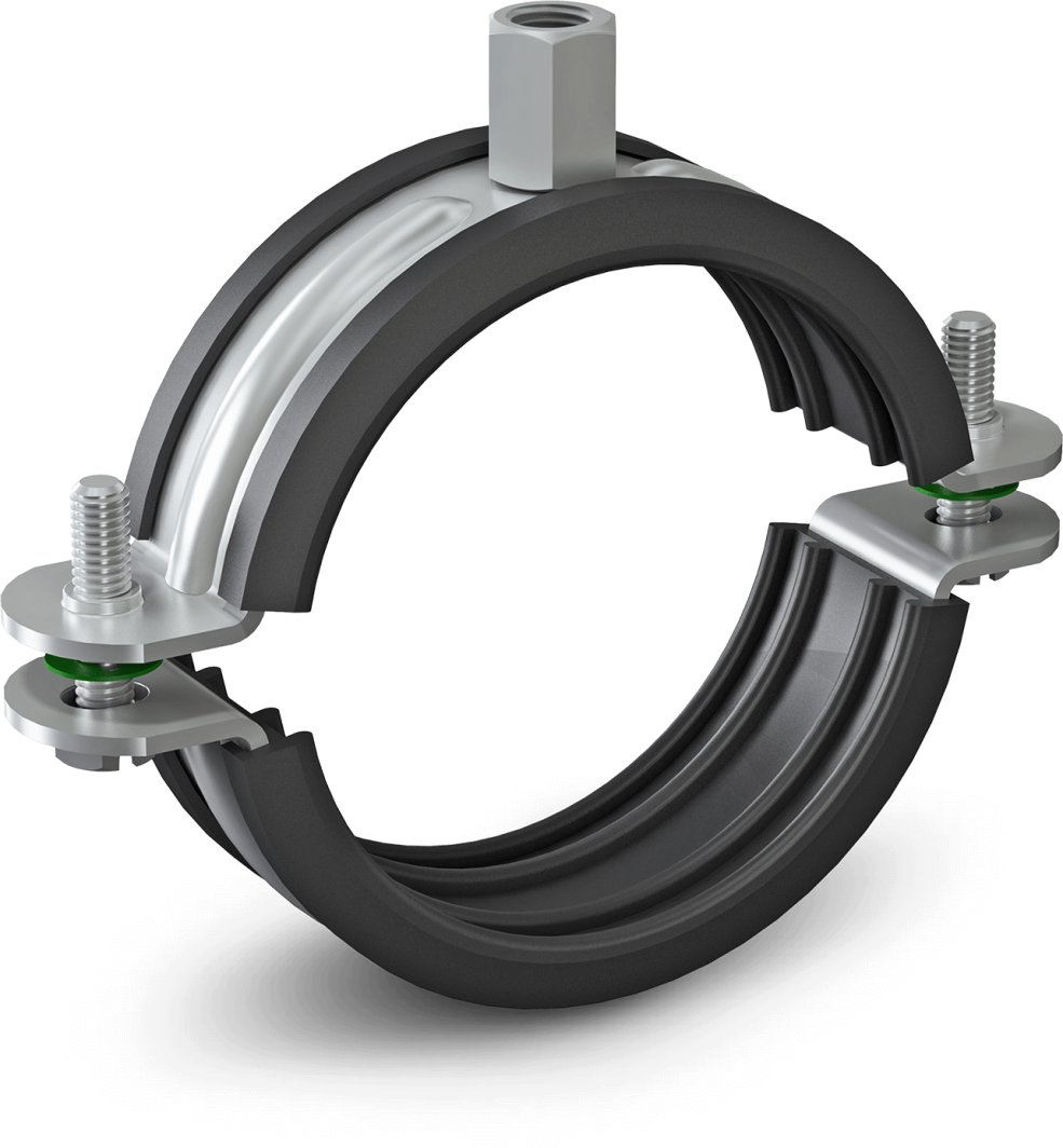 Obejma masywna punktu stałego PST 25 z przyłączem 1/2 (33-35)