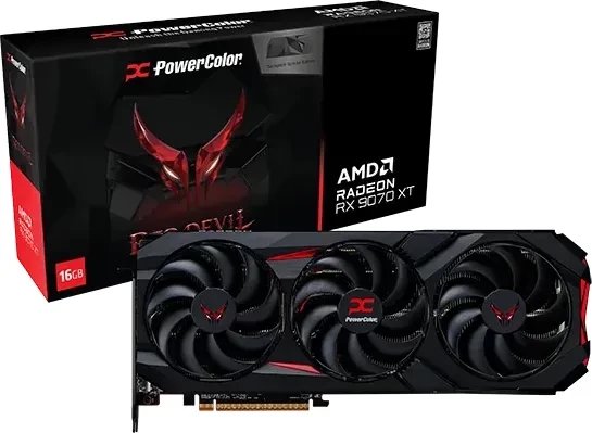 Karta graficzna POWERCOLOR Red Devil Radeon RX 9070 XT Special Edition 16GB GDDR6 (RX9070XT 16G-E/OC/BP) 1