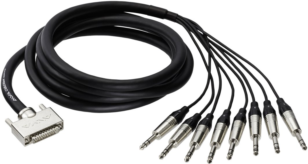 ALVA - Kabel D-Sub25 - 8 x TRS 3m 1