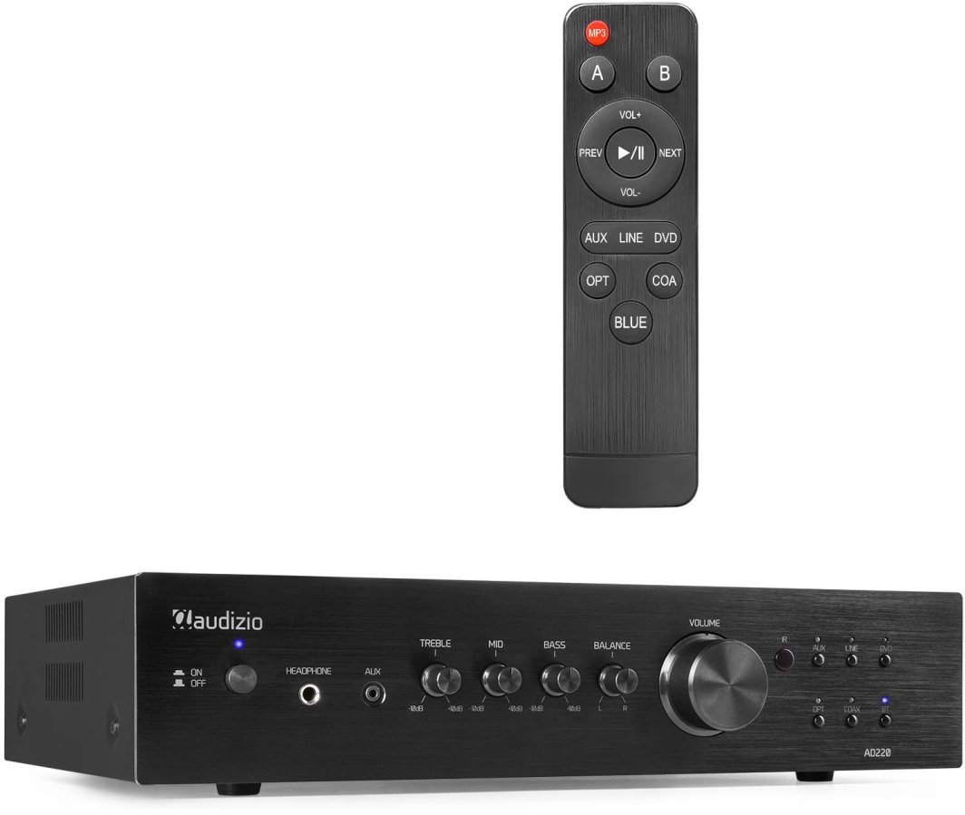 Wzmacniacz HiFi 2x 200W 8 Ohm AD220B Audizio one size 1