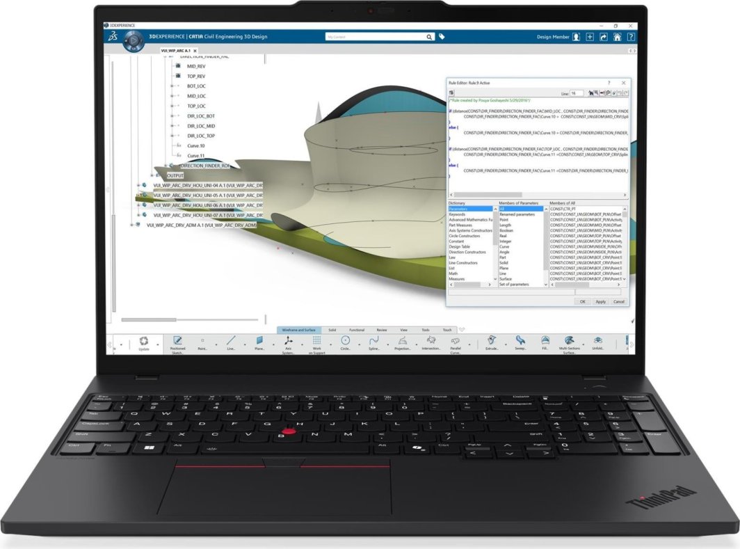 Laptop Lenovo ThinkPad P16s G4 Ryzen AI 9 HX PRO 370 / 64 GB / 1 TB / W11 Pro (21RX0010PB) 1