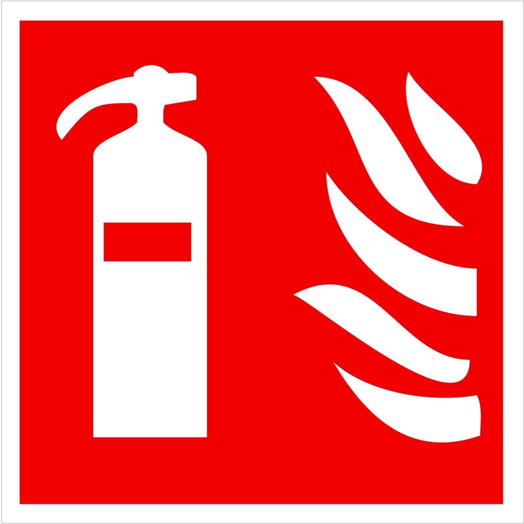 EXTINGUISHING STICKER 135X135MM 1