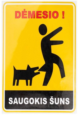 STICKER PROTECTOR DOG 180X120MM 1