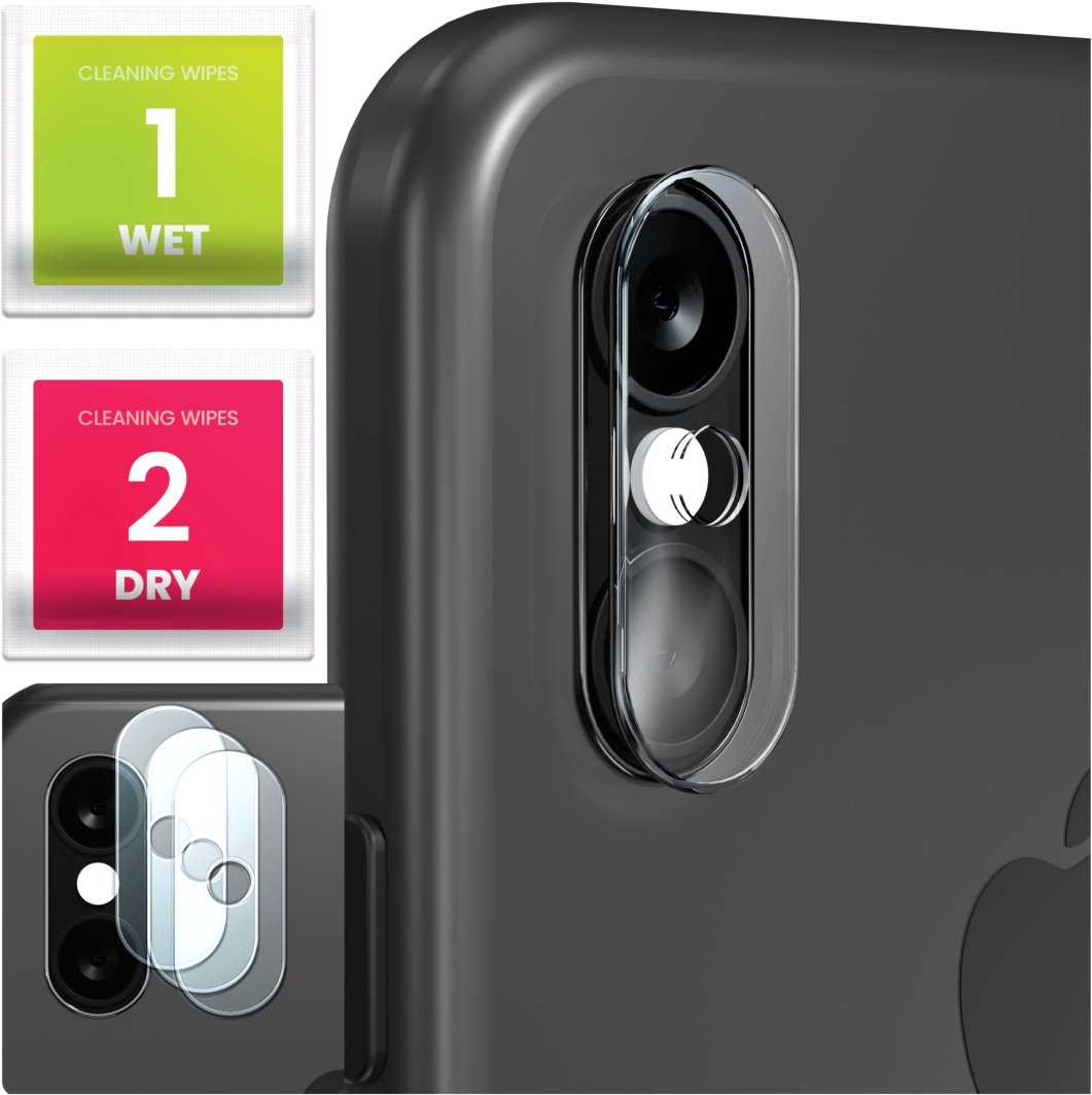 3-PAK Szkło Na Aparat Do iPhone X / XS / XS Max (Hartowane, Na Obiektyw) 1
