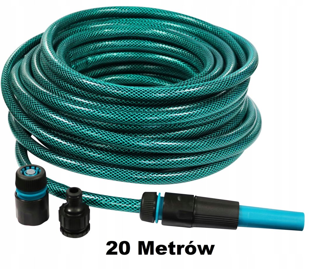 Green>it® vandslange med 5 dele 1/2" 20 meter 1