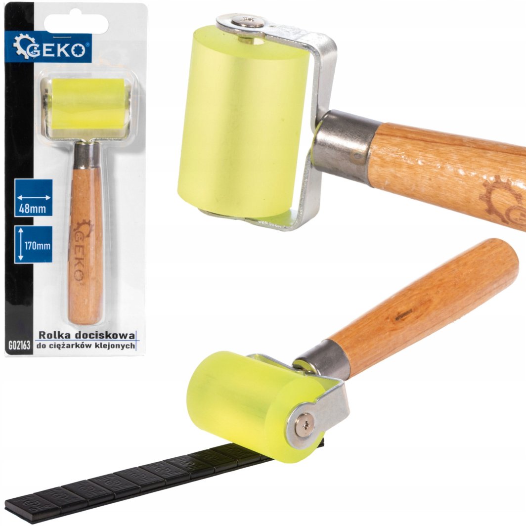 Rolka dociskowa do ciężarków klejonych 170x48mm (66) 1