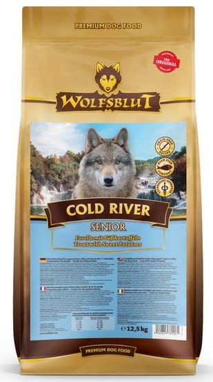 Wolfsblut Dog Cold River Senior - pstrąg i bataty 12,5kg 1