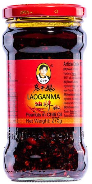 Chrupiące chili z orzechami w oleju sojowym 275g - Lao Gan Ma 1