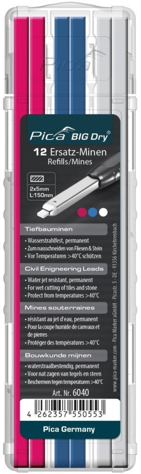 Pica BIG DRY Refills Civil Engineering assorted - SB 1