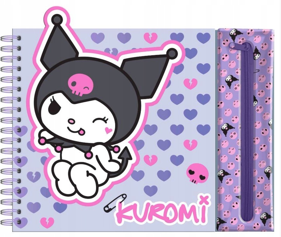 *****Kuromi saszetka+kredki+książ. KU00004 91745 1