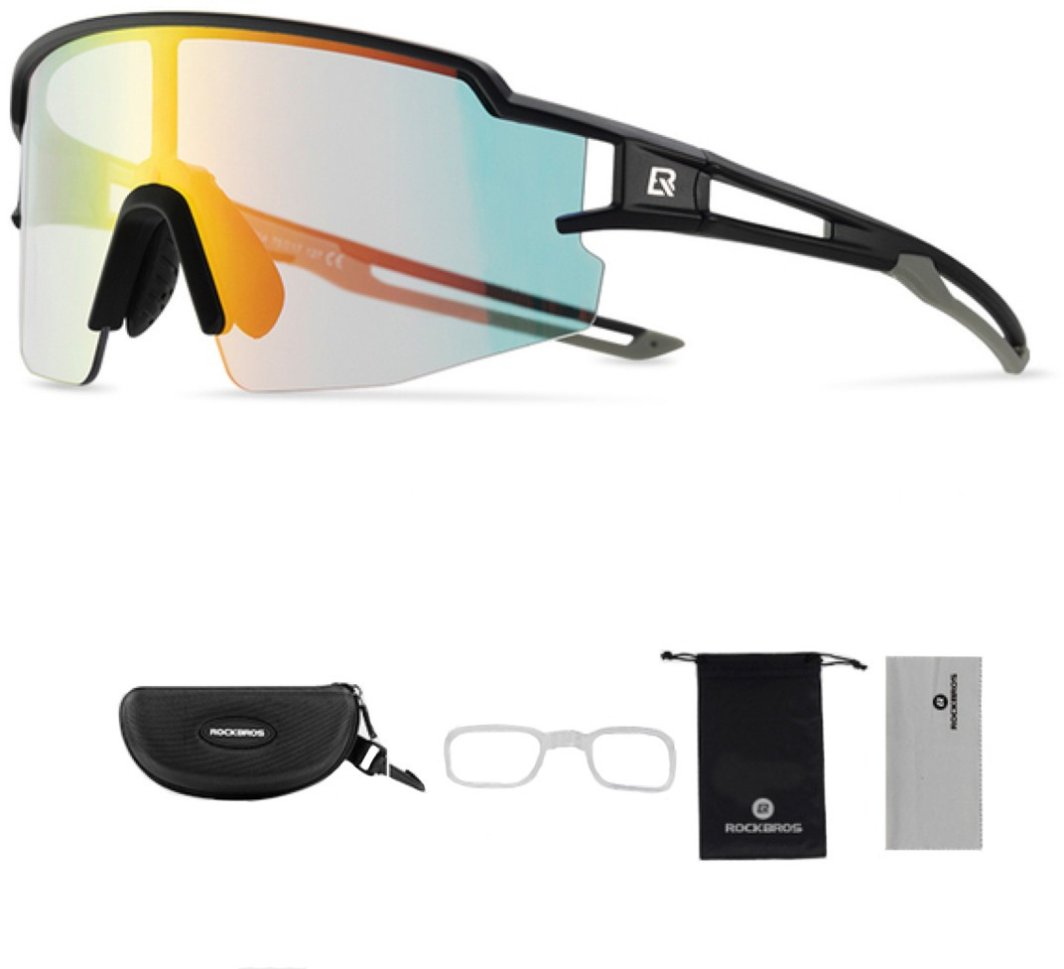 Okulary rowerowe polaryzacyjne Rockbros 10179, czarne 1