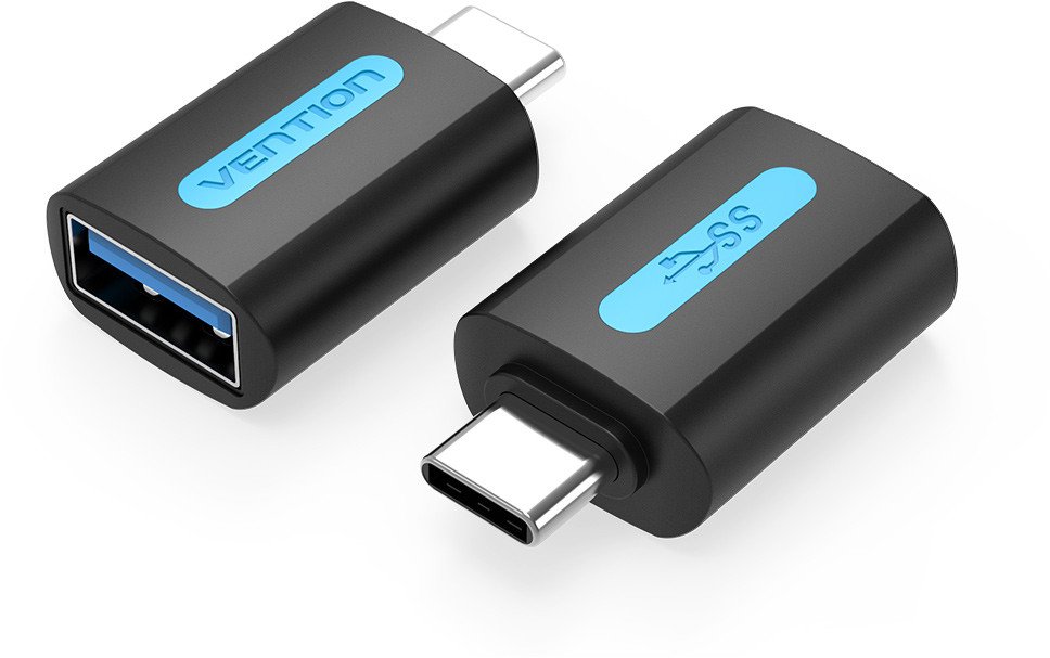 Vention CDUB0 zmieniacz płci / kabli USB C USB A Czarny 1