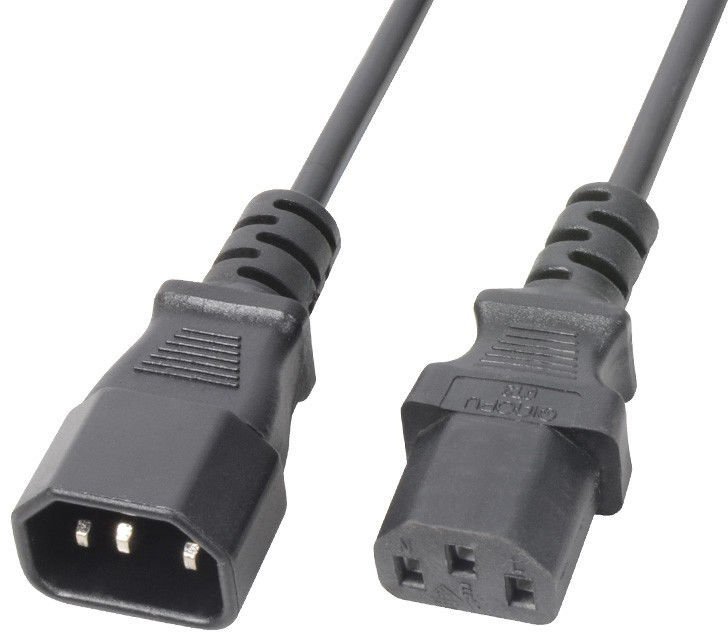 Kabel przedłużający IEC C13 - C14 1m PD Connex one size 1