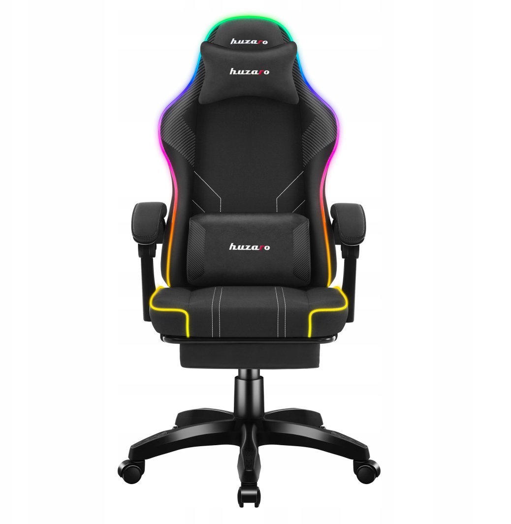 Fotel Huzaro Force 3.7 RGB czarny 1