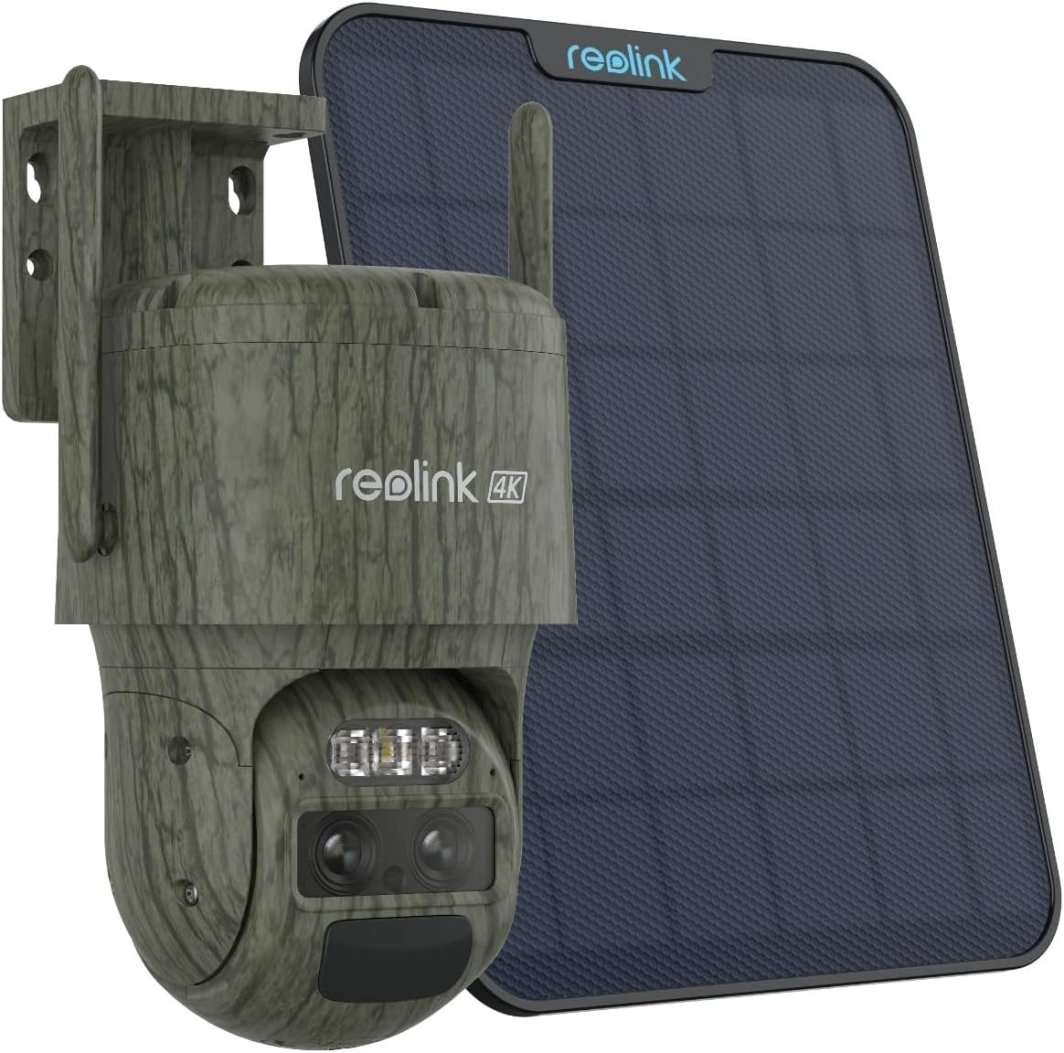 Reolink TrackMix Series G770 Camo LTE, battery-powered surveillance camera with 4G/LTE connection 1
