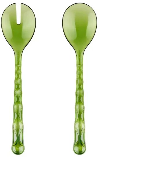 Guzzini VANITY Salatbesteck Water lily green 1