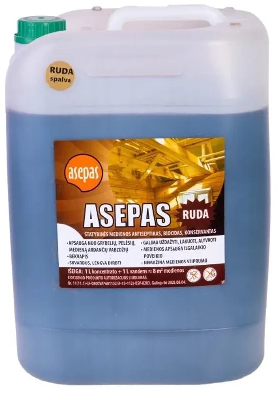 ANTISEPTICS ASEPAS BROWN 10L 1