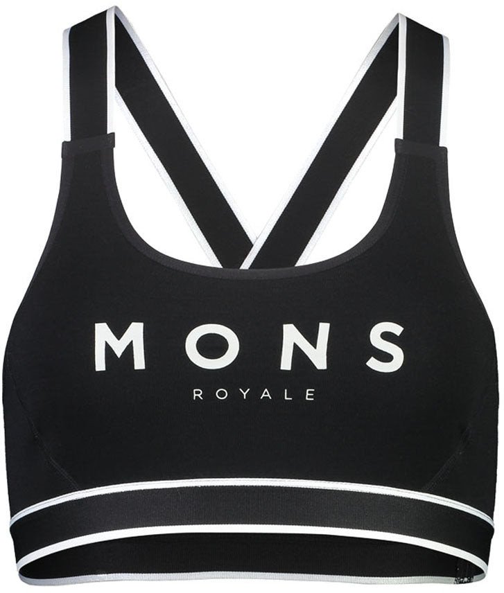 Biustonosz sportowy Mons Royale Stella X-Back Bra - black 1
