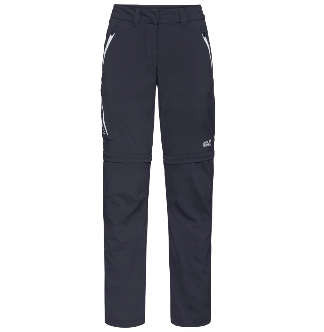 Jack Wolfskin Overland Zip Away Pants W 1506133-1388 Granatowe 34 1