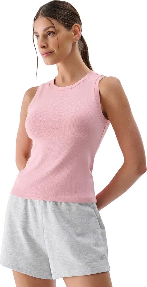 Koszulka damska 4F F132 jasny róż 4FWMM00TSLEF132 56S S 1