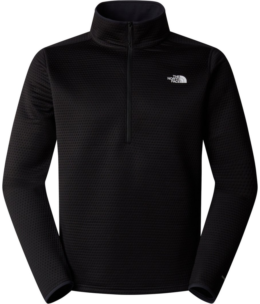 Bluza bez kaptura The North Face Dotknit Thermal 1/4 Zip - tnf black 1