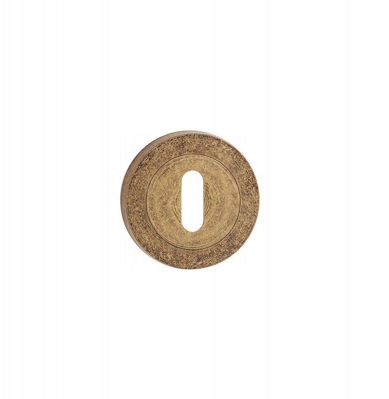 ESCUTCHEON FOR KEY TOSCA ANTIQ BRASS 1