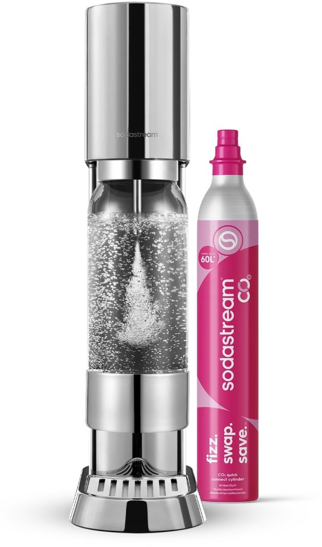 Saturator Sodastream Enso Srebrny + gaz 1