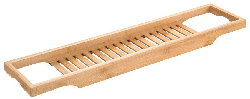 Bambusowa półka na wannę BAMBUSA, 70 x 16 x 4,5 cm, WENKO