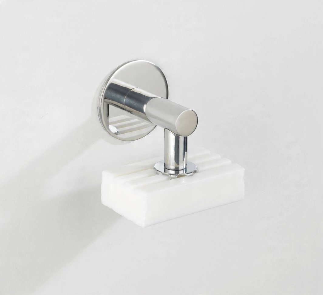 Magnetyczny uchwyt, mydelniczka Turbo-Loc® ze stali nierdzewnej, WENKO