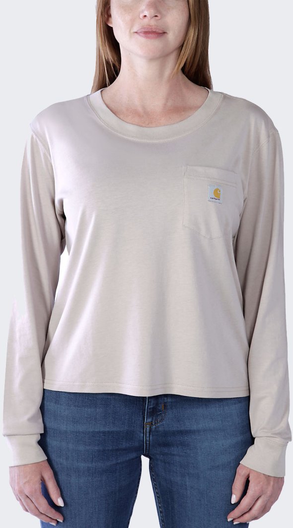 Koszulka z Długim Rękawem Carhartt Light Mink 1