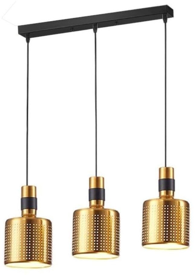 Lampa sufitowa loftowa metalowa wisząca AT37-3SZ-Gold 1