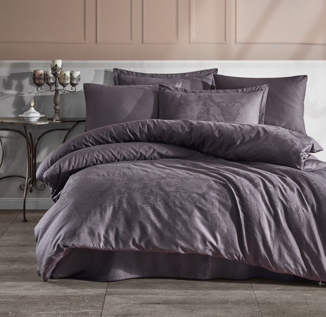 Satin bedding set CREYA ARVEN, 200 x 220 cm, 2x50x70 cm, 2x70x70 cm, 100% cotton. 1