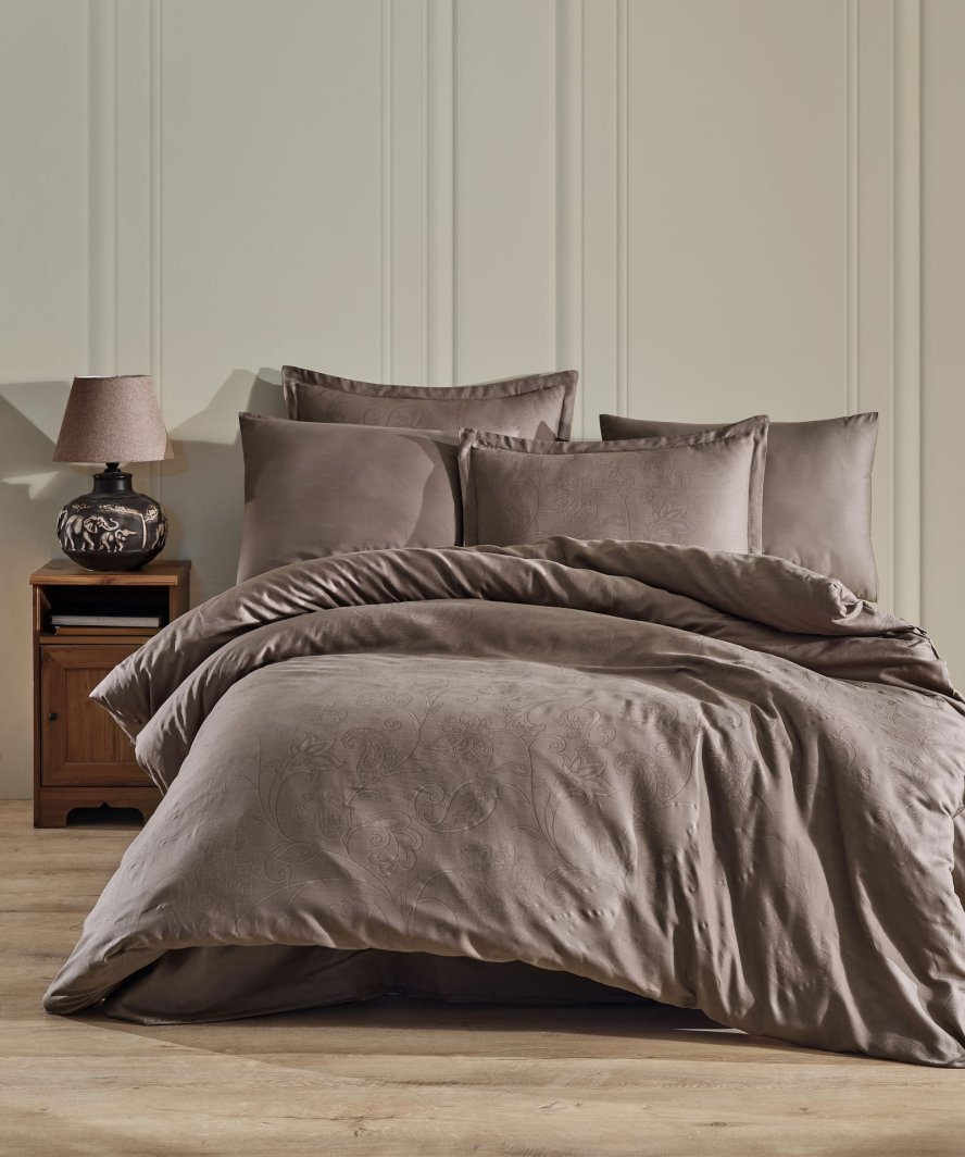 Satin bedding set CREYA SANDRA, 140 x 200 cm, 50 x 70 cm, 70 x 70 cm, 100% cotton. 1